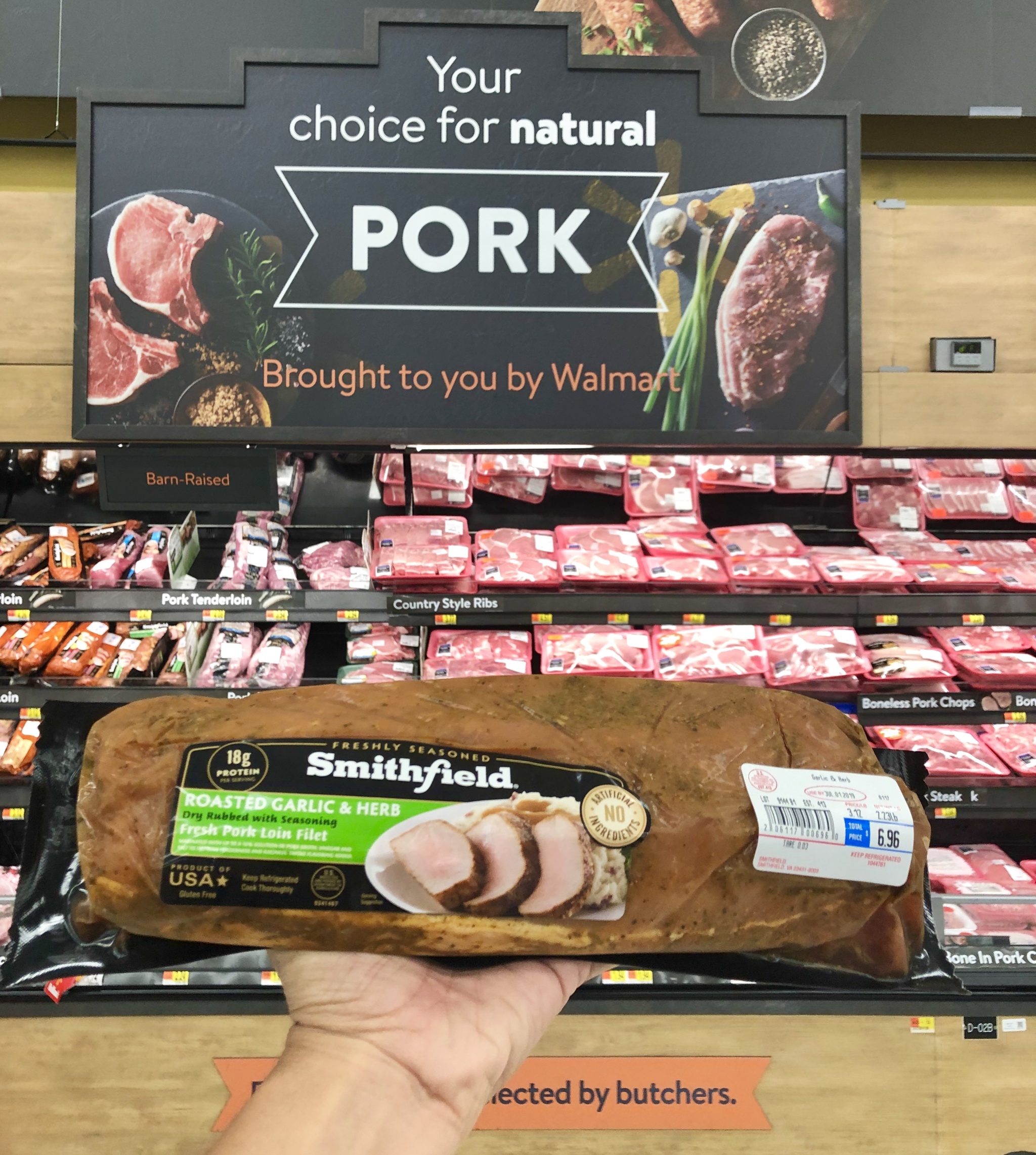 Smithfield pork at Walmart