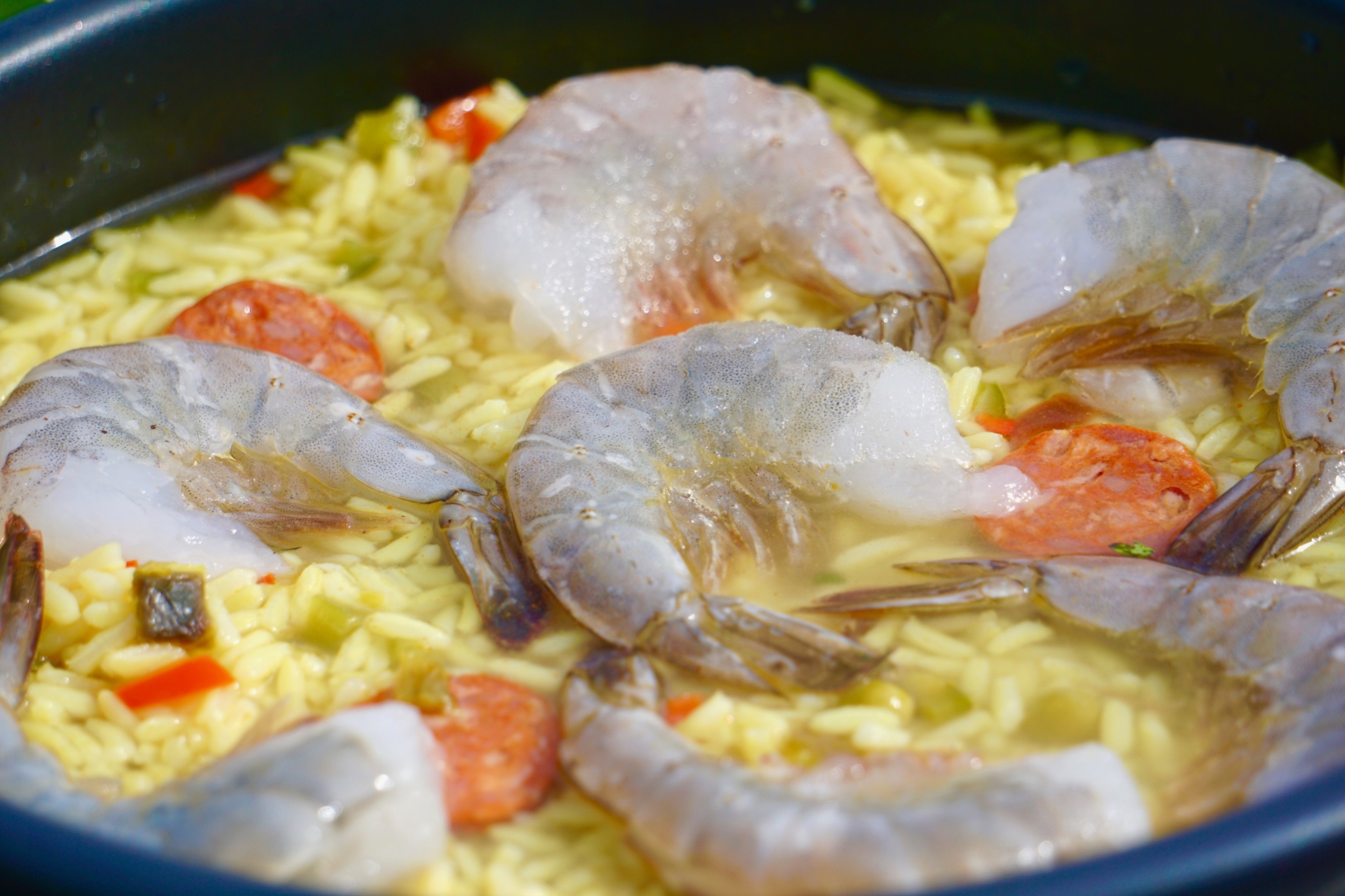 Express Pressure Cooker Seafood Paella