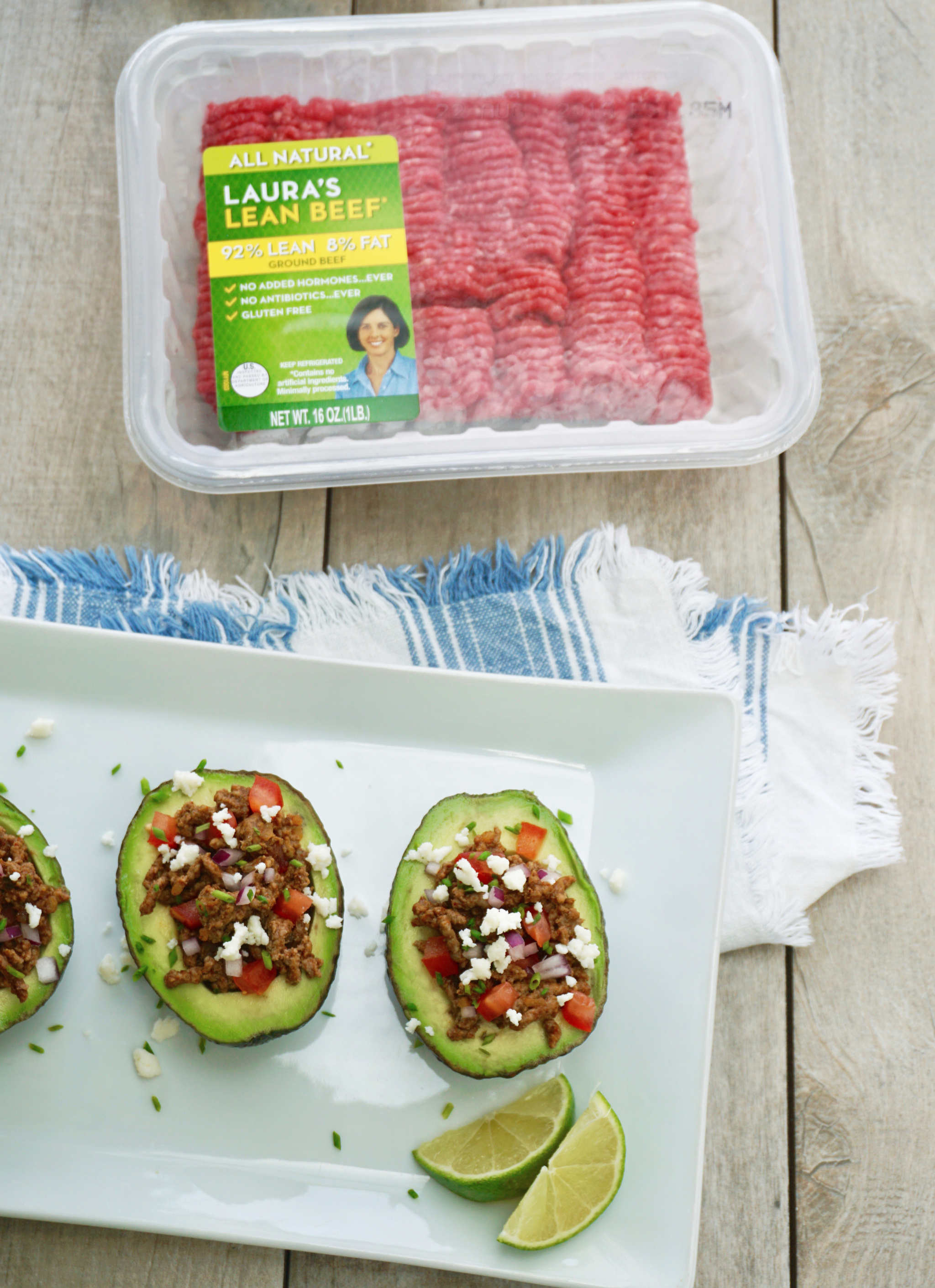 spicy chipotle taco stuffed avocados