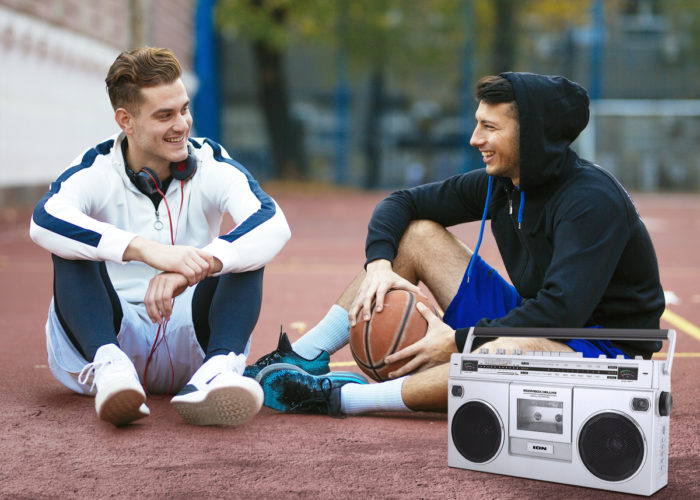 The ION Boombox Deluxe Bluetooth Speaker: Retro Style Portable Stereo and Cassette Player