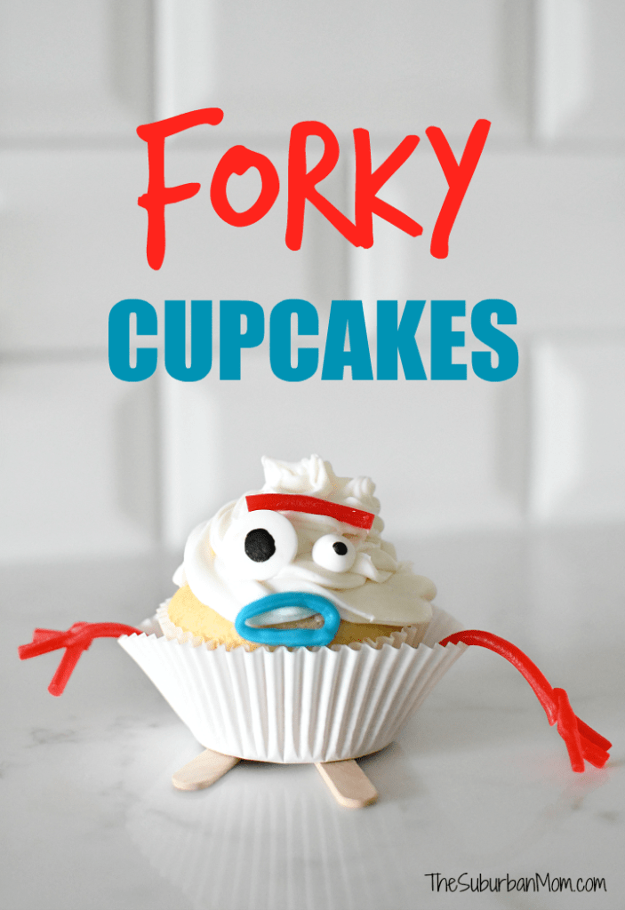 Forky Cupcakes for a Toy Story party