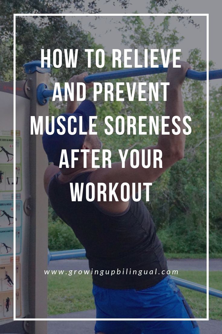 How to Relieve and prevent Muscle Soreness