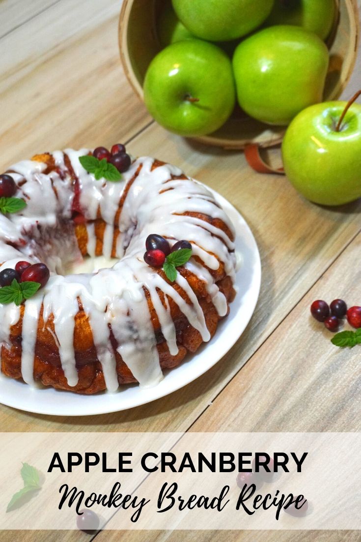 Apple Cranberry Monkey Bread Recipe