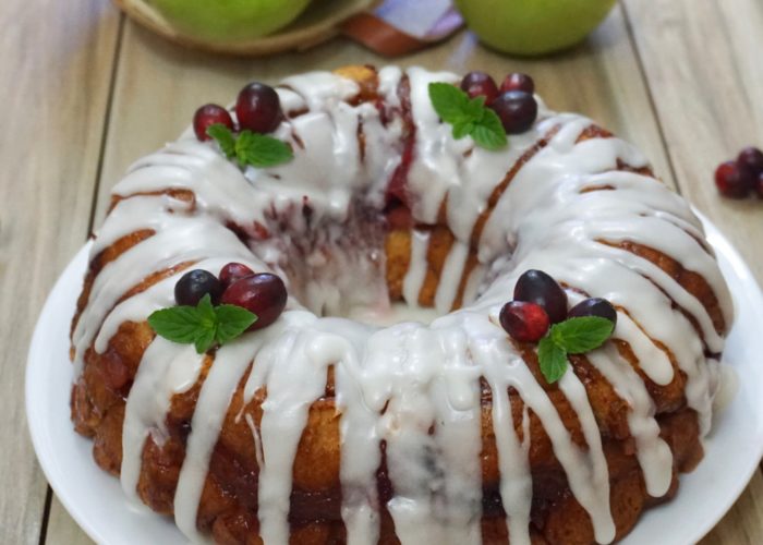 Apple Cranberry Monkey Bread Recipe