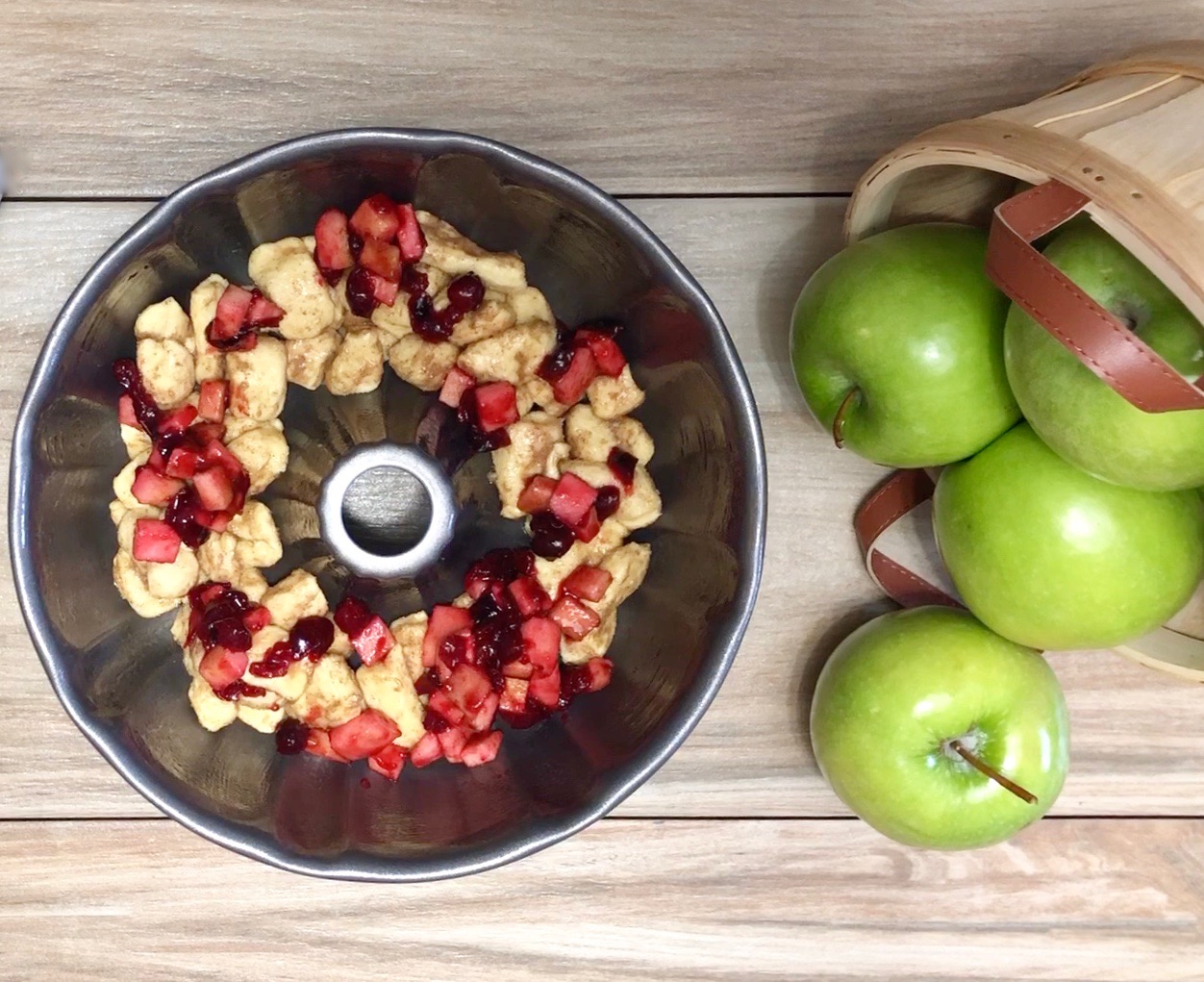 Apple Cranberry Monkey Bread Recipe