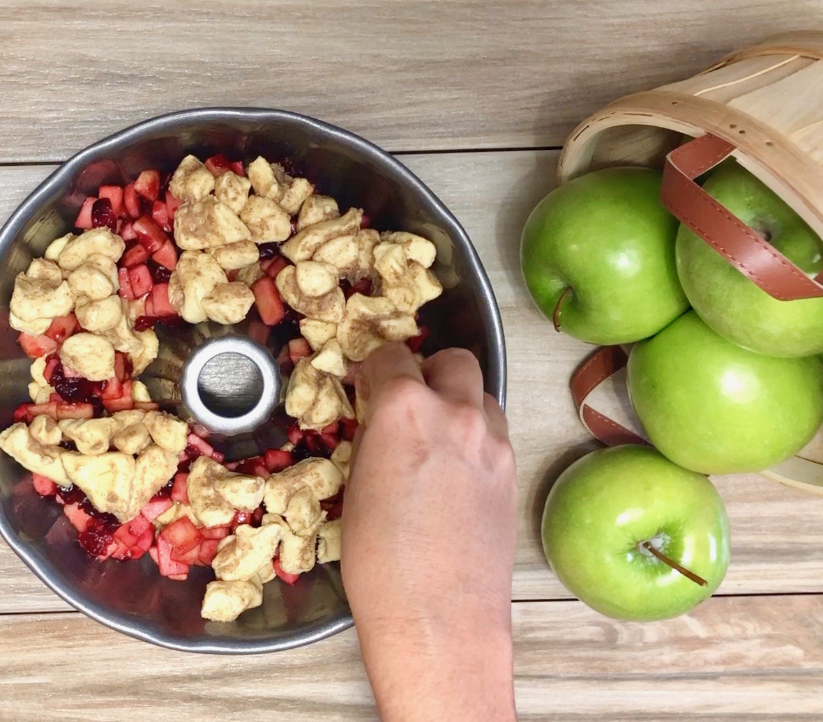 Apple Cranberry Monkey Bread Recipe