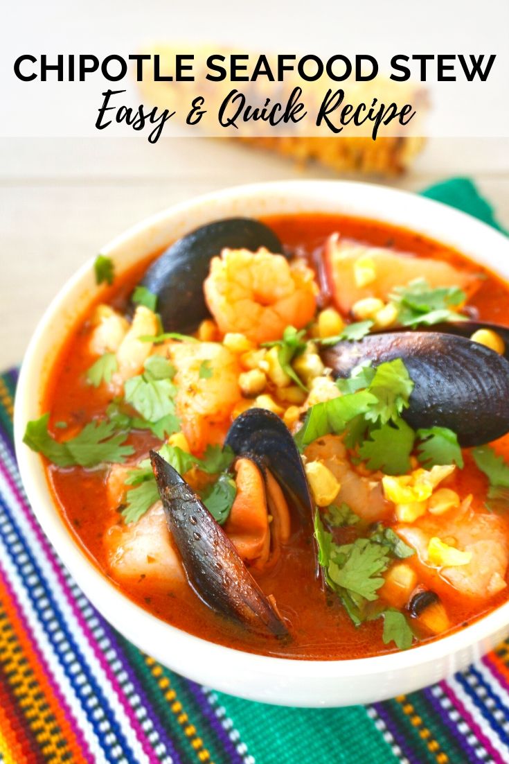 Easy Mexican Chipotle Seafood Stew