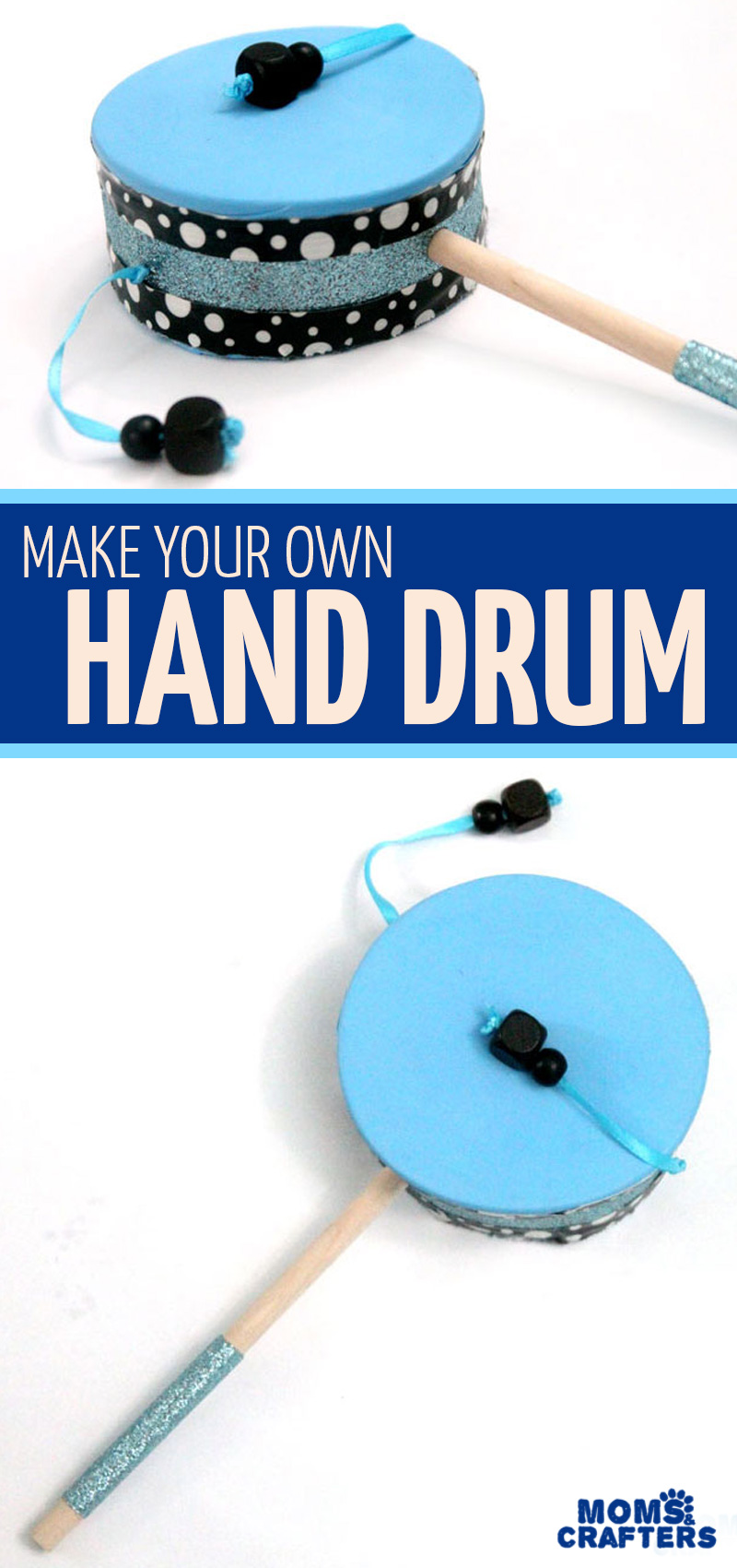 DIY Hand Drum and other Carnaval crafts for kids