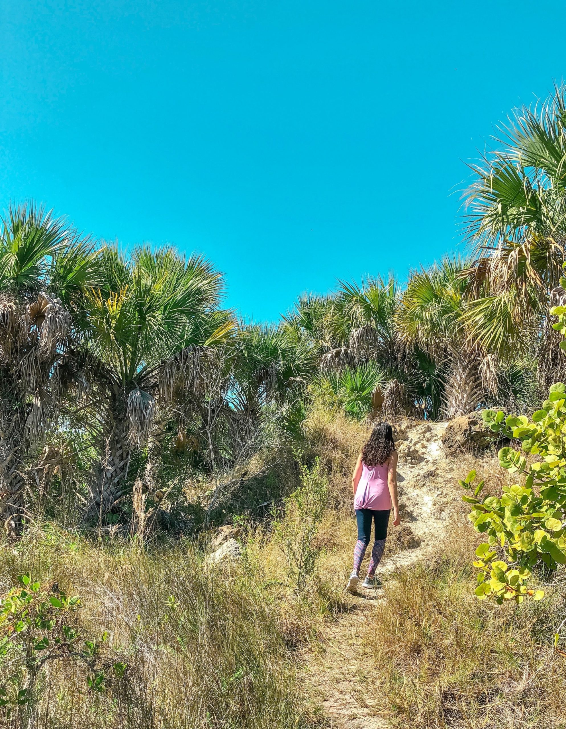 Woman Hiking outdoors