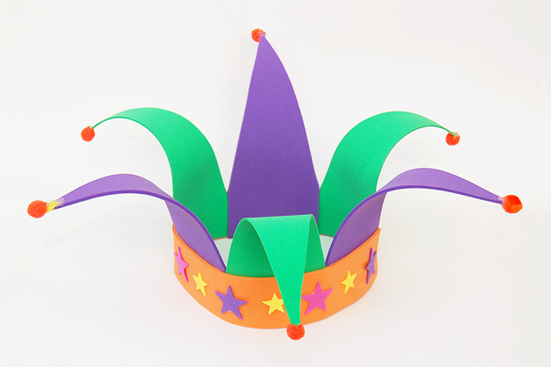 Jester Hat Craft and other Carnaval crafts for kids