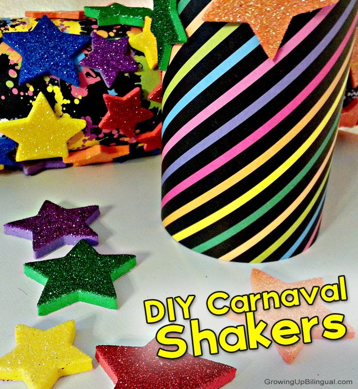 carnaval shakers and other Carnaval crafts for kids