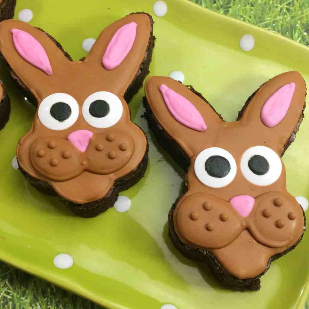 Beautiful Eater bunny brownies