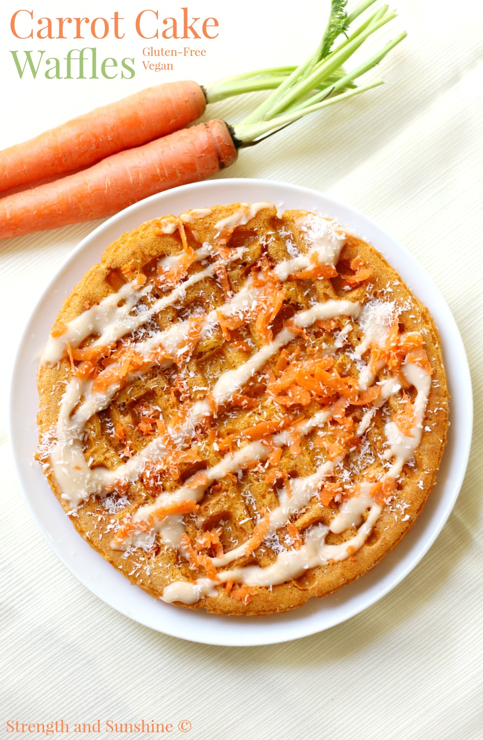 Carrot Cake Waffles