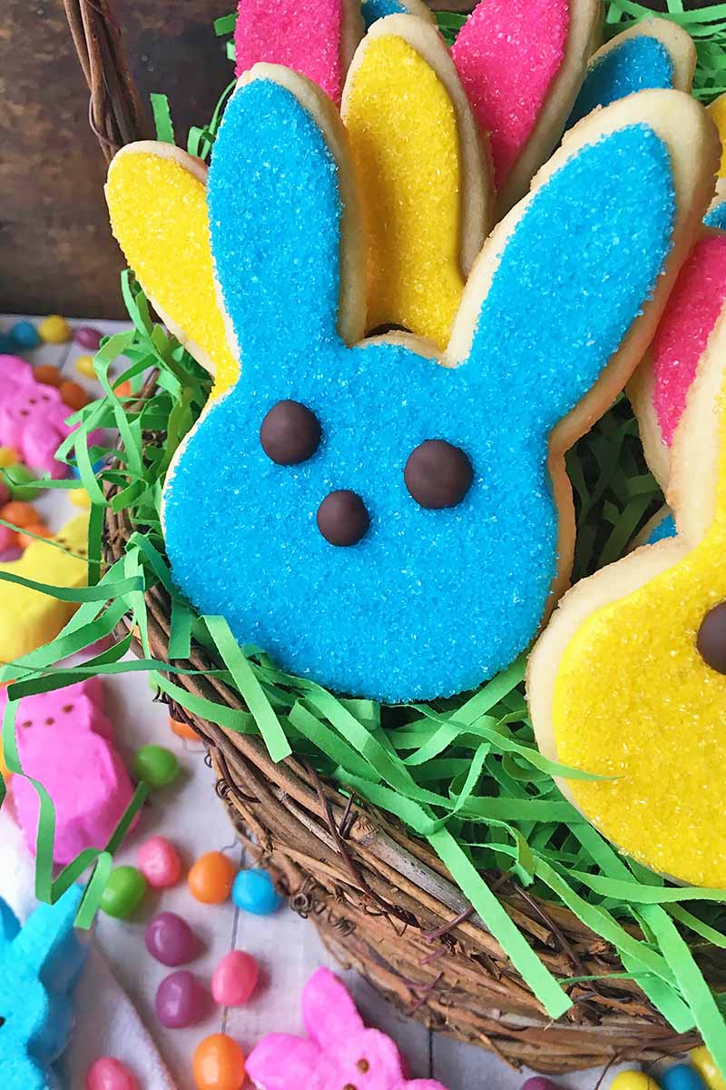 Cute and Colorful Easter Bunny Cookies