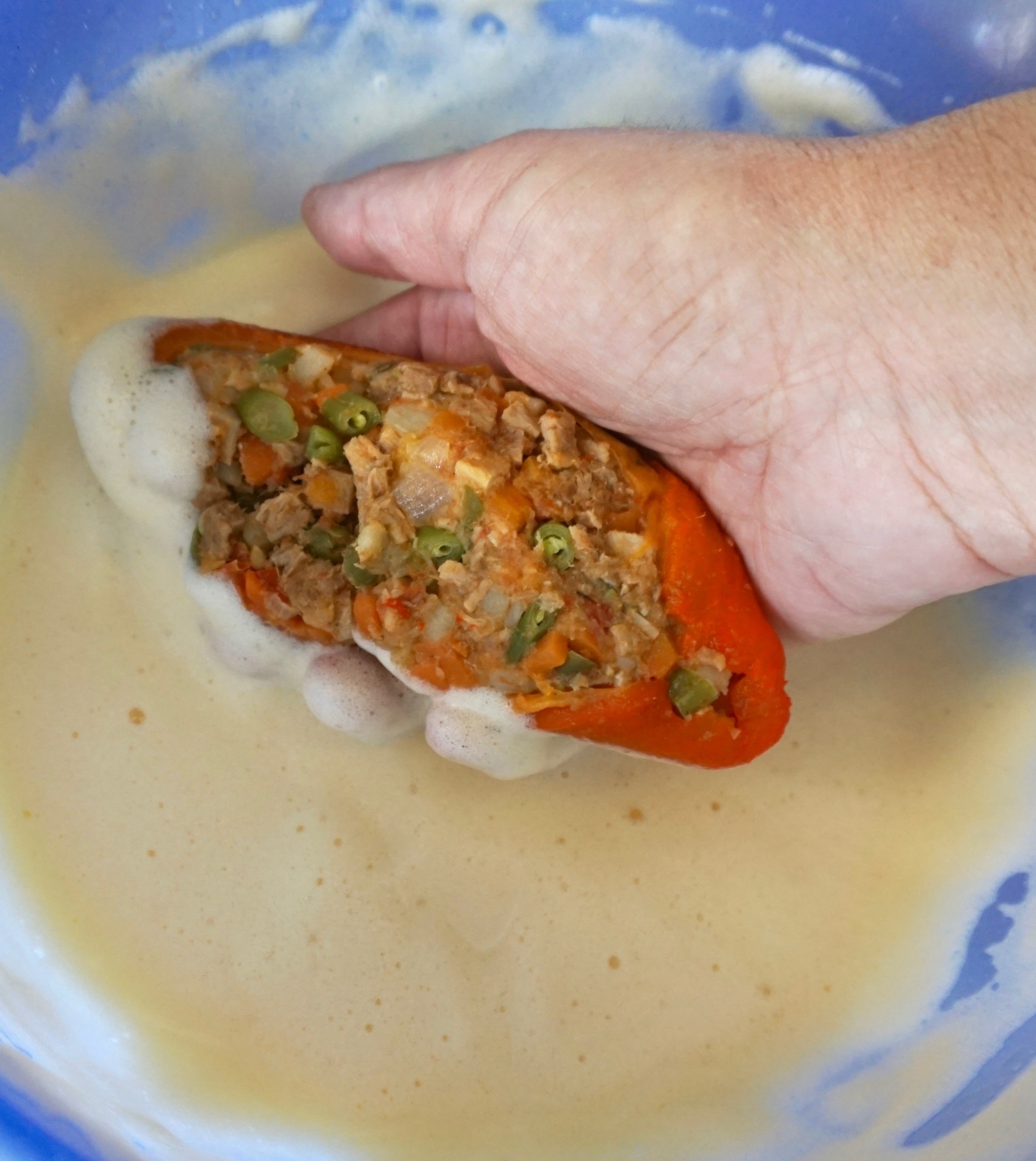 How to make chiles rellenos