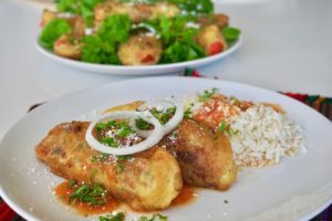 Guatemalan chiles rellenos