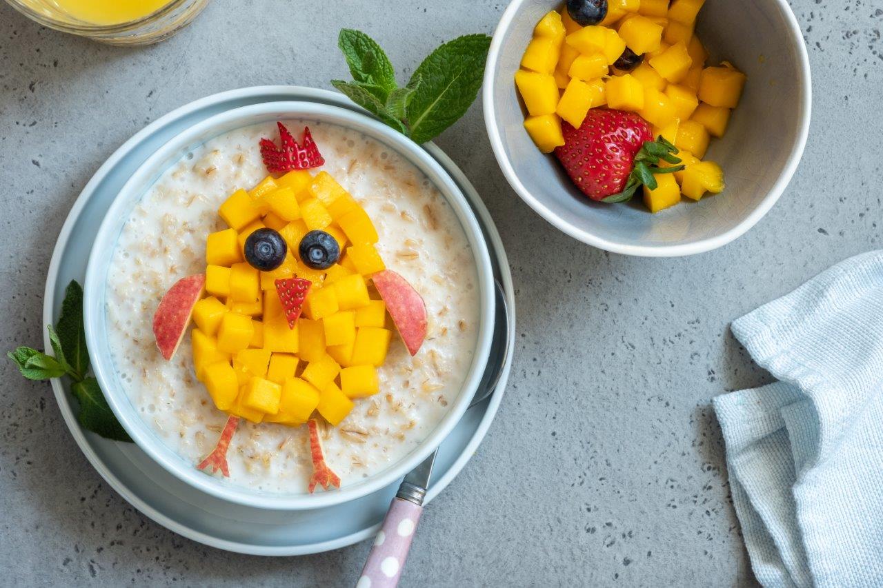 Easter breakfast chick oatmeal