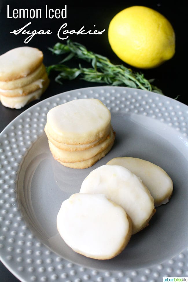 Lemon Iced SugarCookies