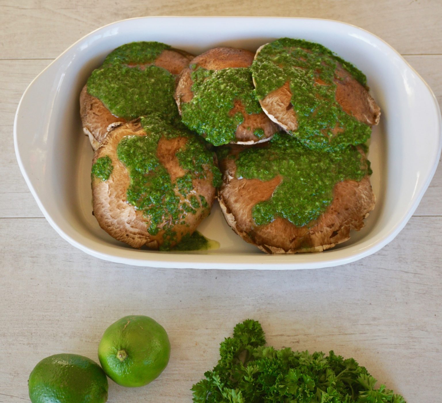 Grilled Portobello Tacos with Chimichurri Sauce