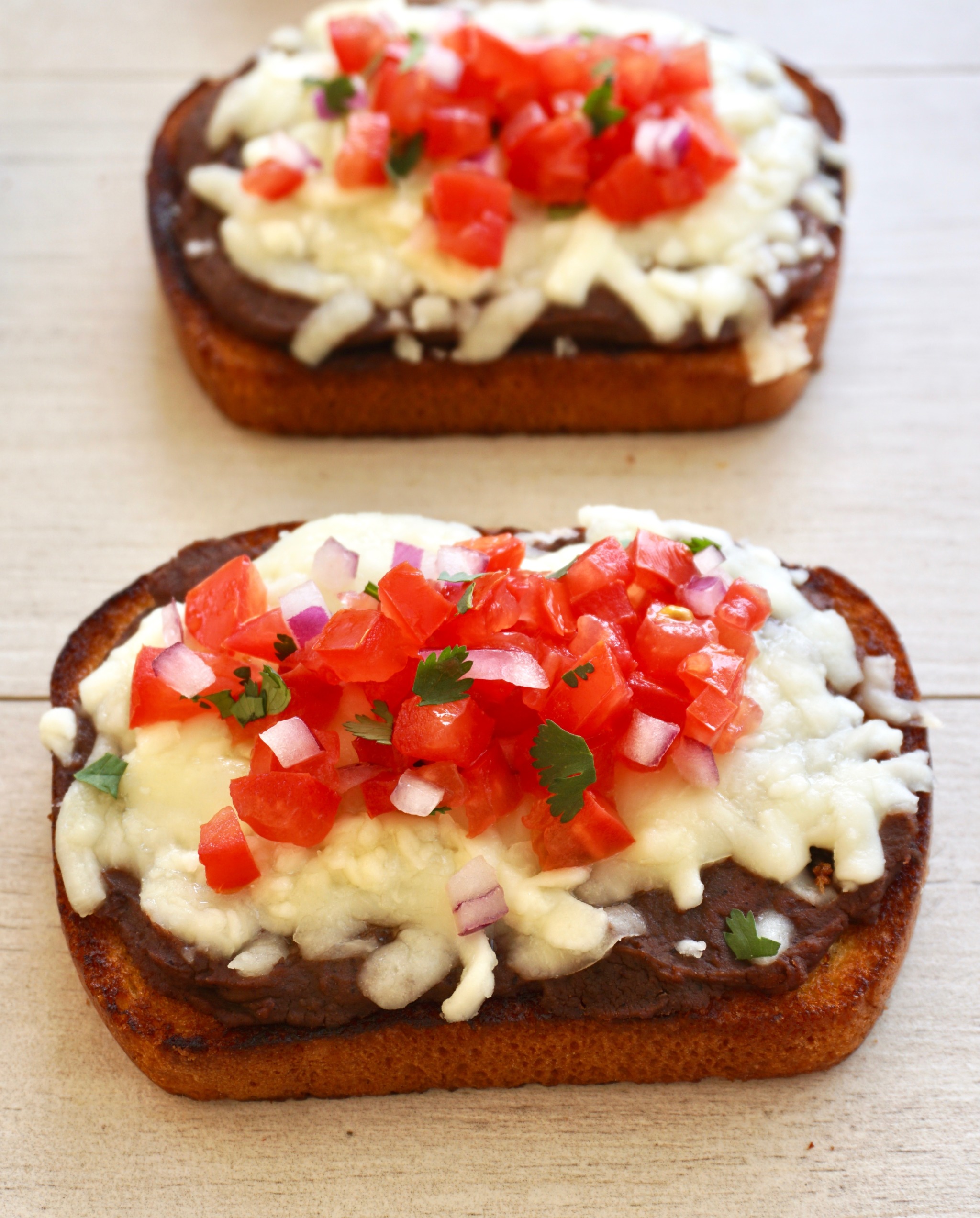 traditional Mexican molletes