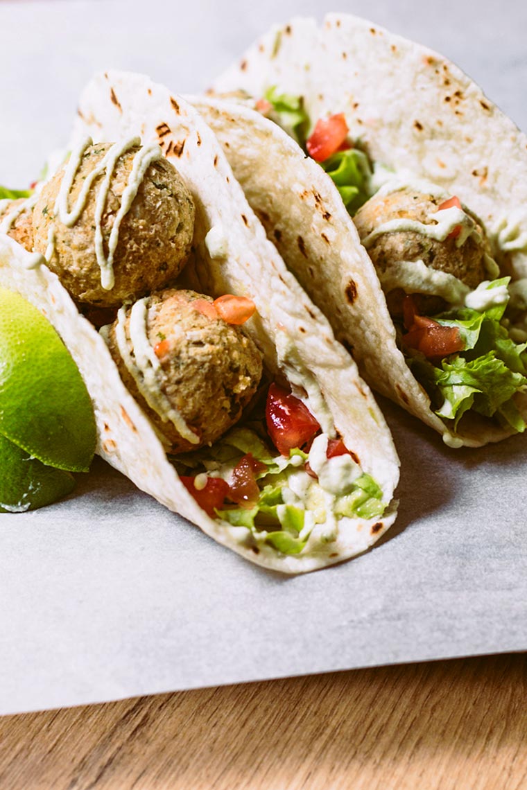 Vegan Falafel Tacos