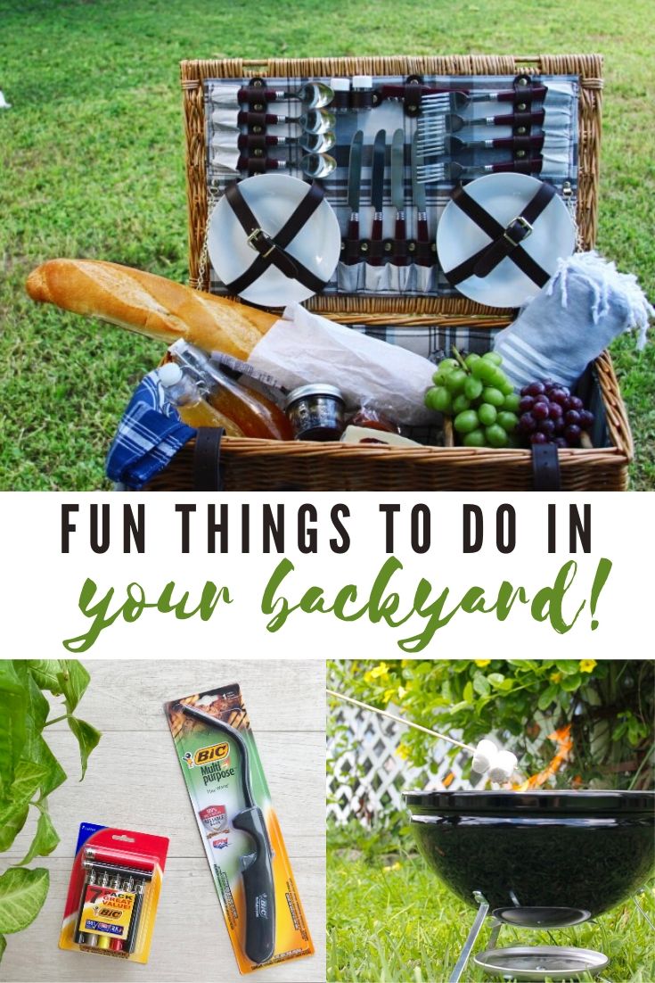 Fun Things To Do In Your Backyard this Summer