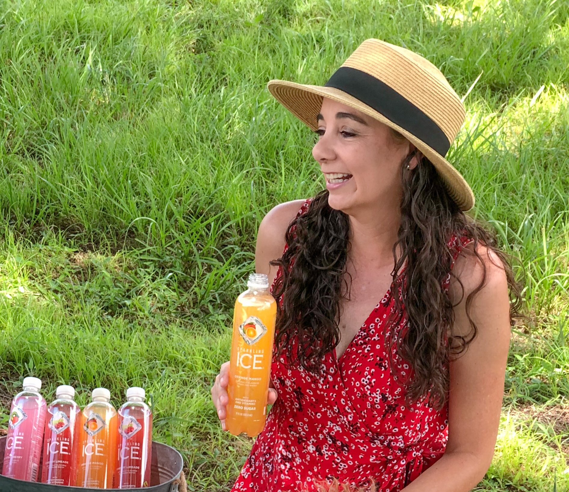 Enjoying popsicles in the back yard