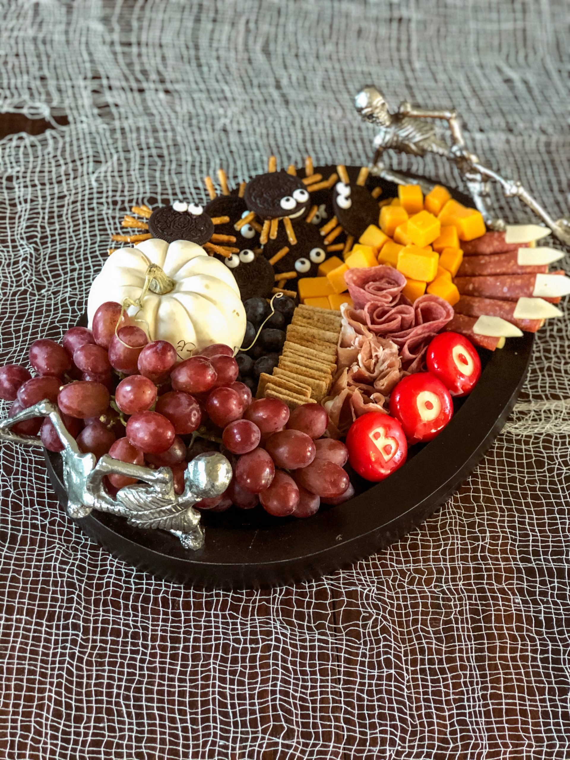 Halloween grazing board