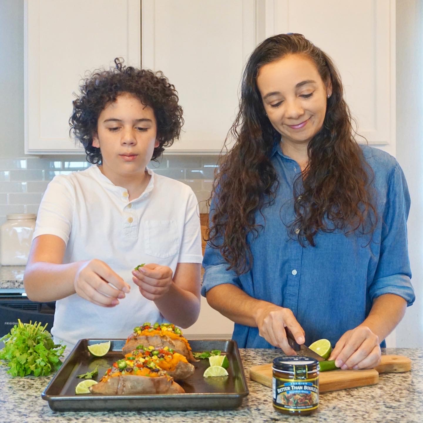 Cooking together for the holidays