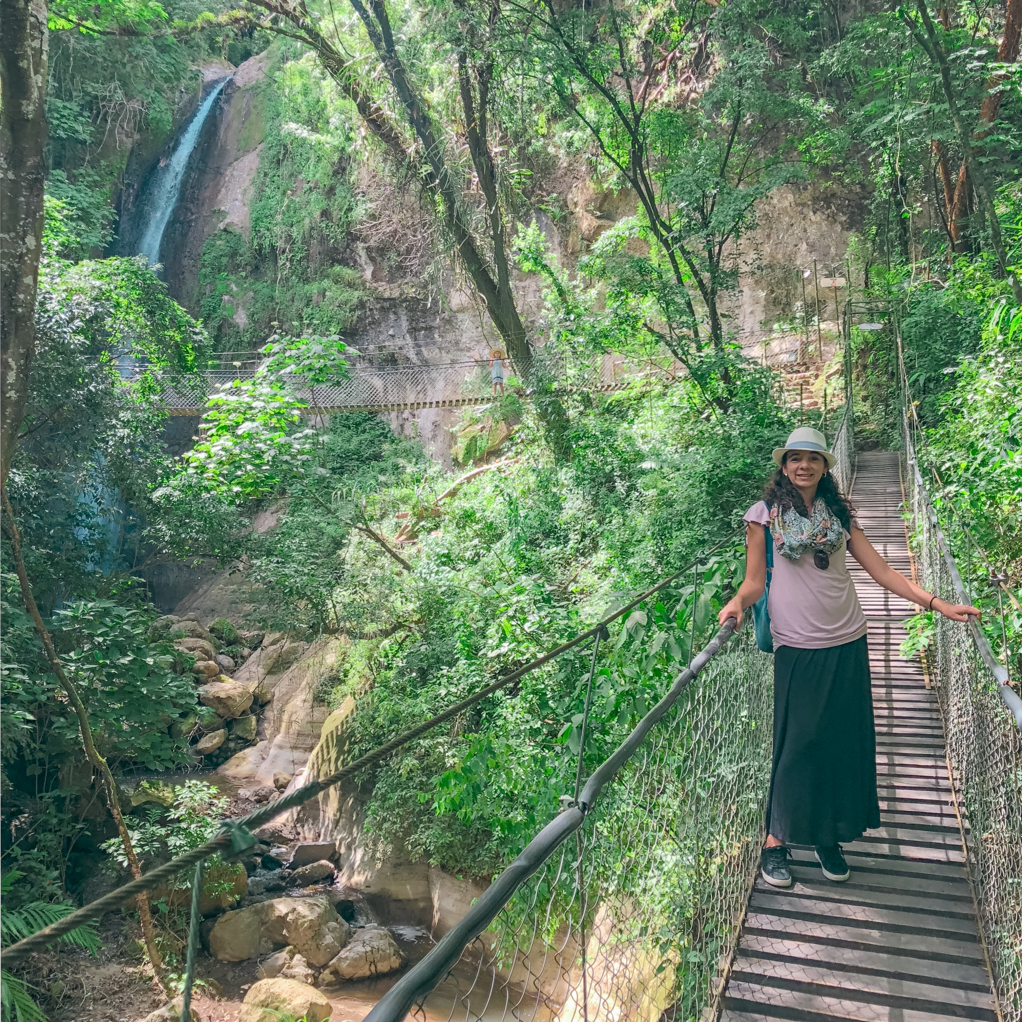 waterfalls in lake Atitlan in Panajachel