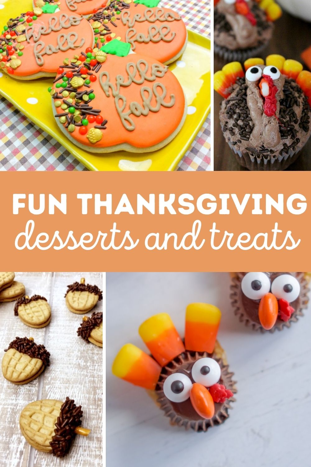 Rice Krispie Treats Turkey - a fun Thanksgiving dessert