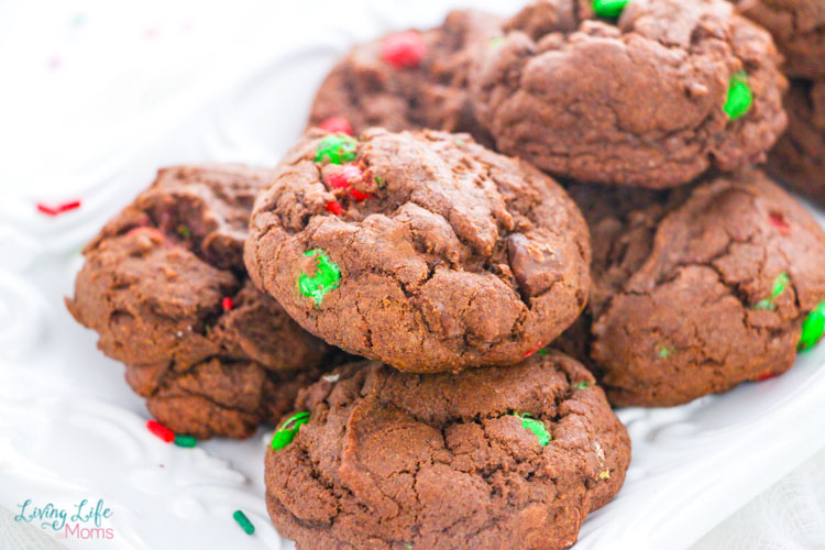 Double Chocolate MM Christmas Cookies Recipe