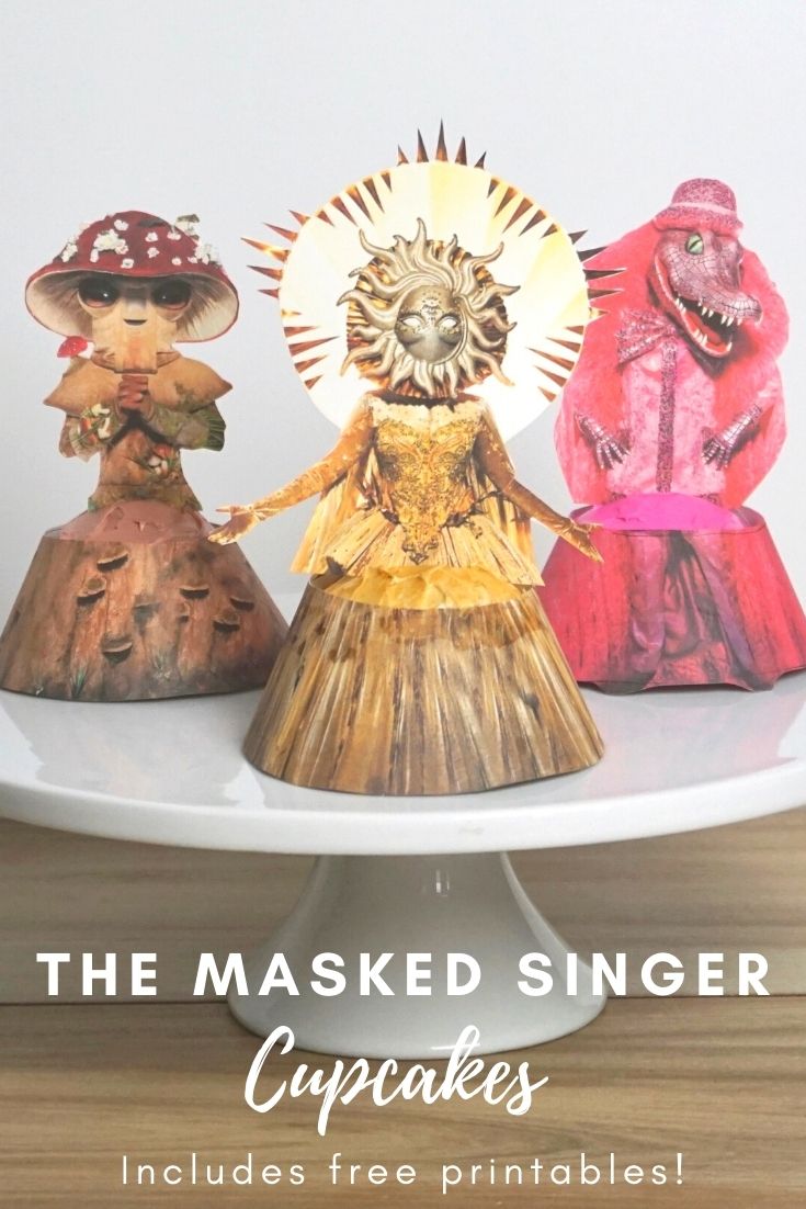 The Masked Singer Season 4 free printables cupcakes and party ideas