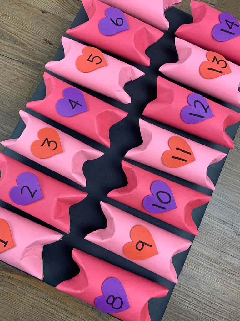 Valentine's advent calendar, unique Valentine's crafts