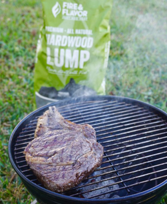 Tips for Grilling with Lump Charcoal and Grilled Steak Tacos with Pineapple Chimichurri