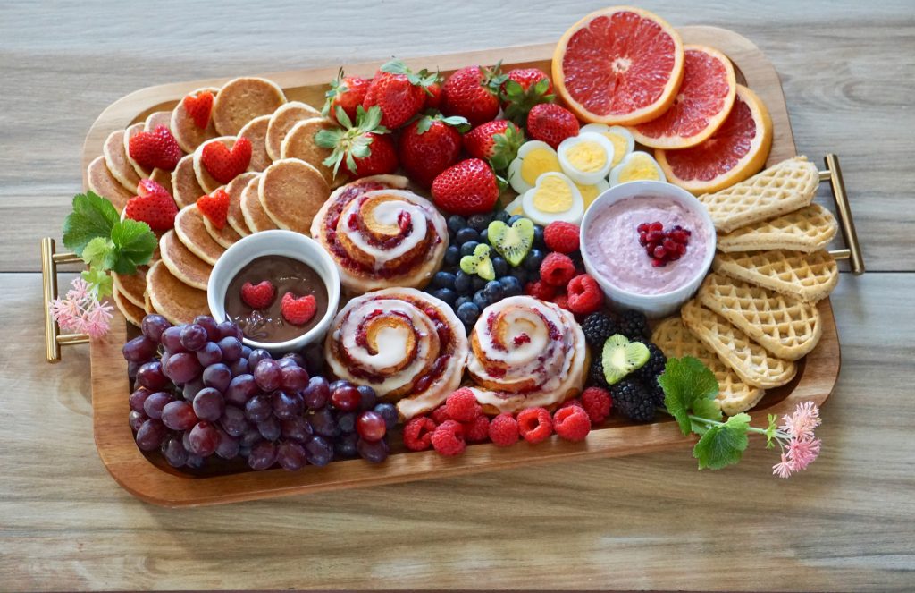 Valentine's Breakfast Board