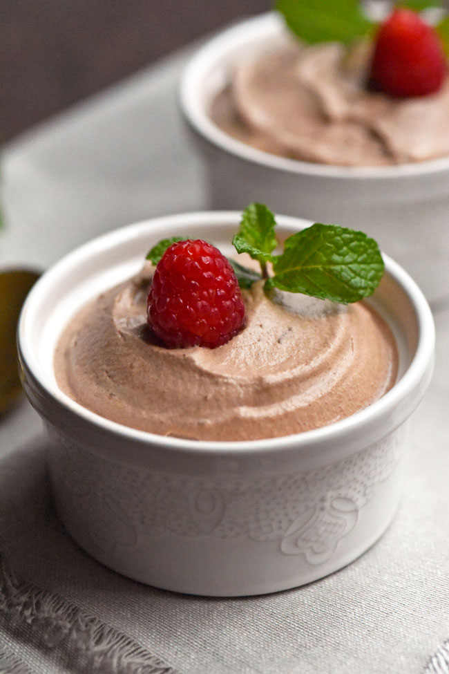 chocolate raspberry mousse, Chocolate desserts for Valentine's