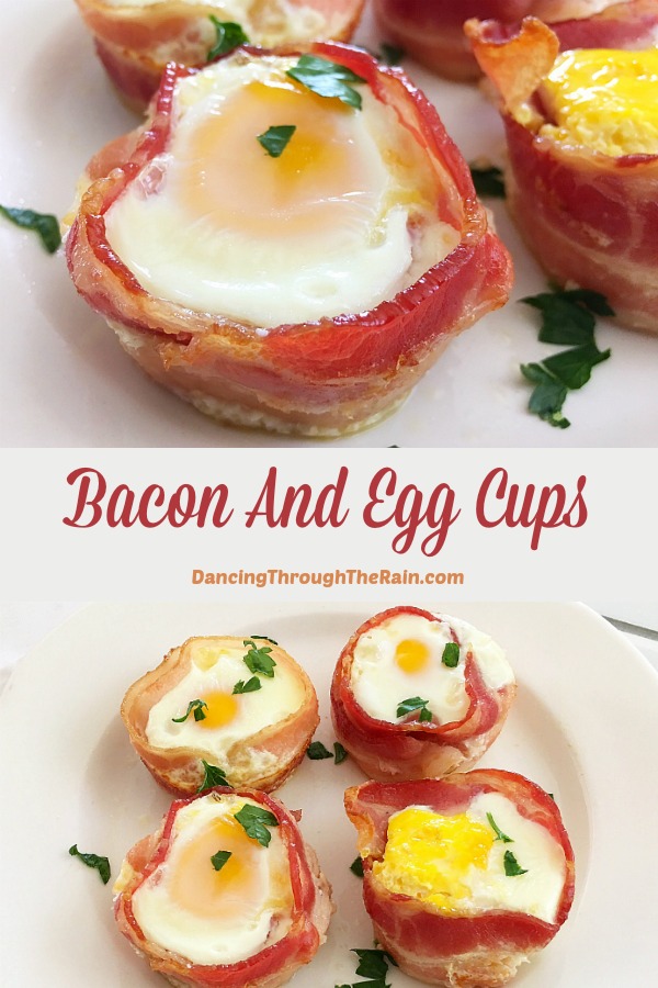 Bacon and Egg Cups, Valentine's breakfast recipes