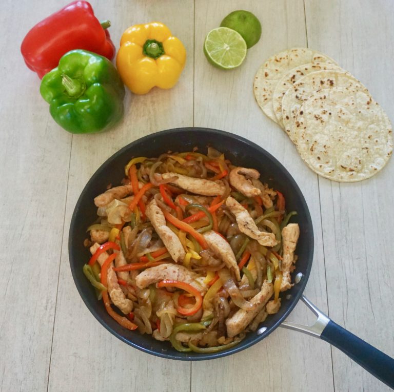 Easy Chipotle Pork Fajitas Bowl