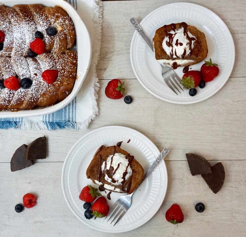 Mexican Chocolate French Toast Casserole