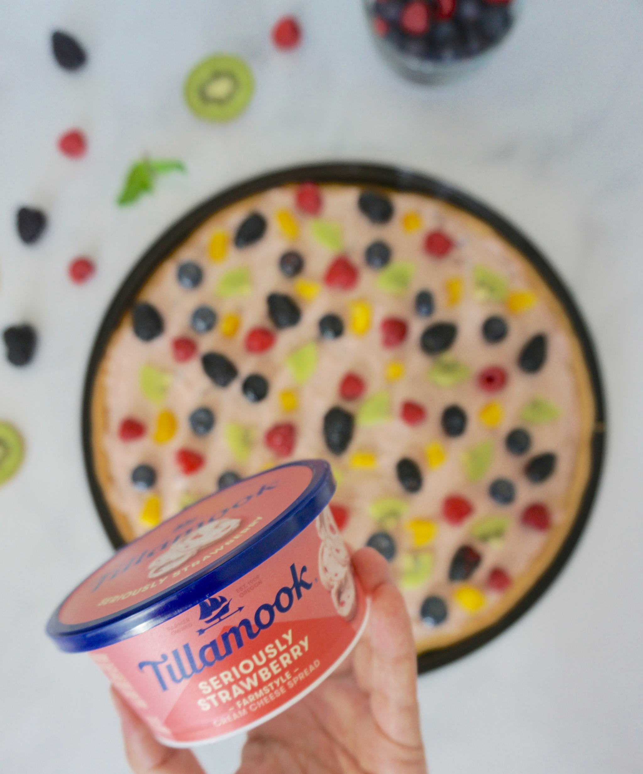 Recipes using Tillamook Seriously Strawberry Farmstyle Cream Cheese Spread