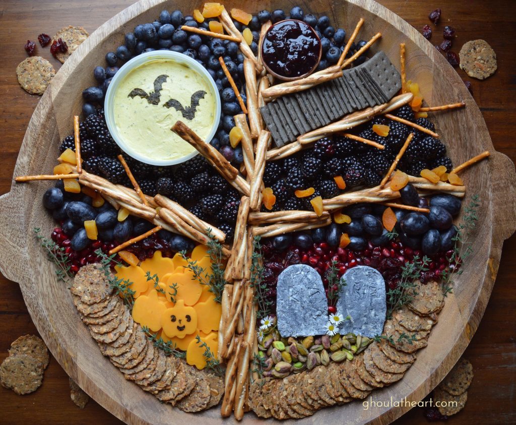 Halloween foods charcuterie boards