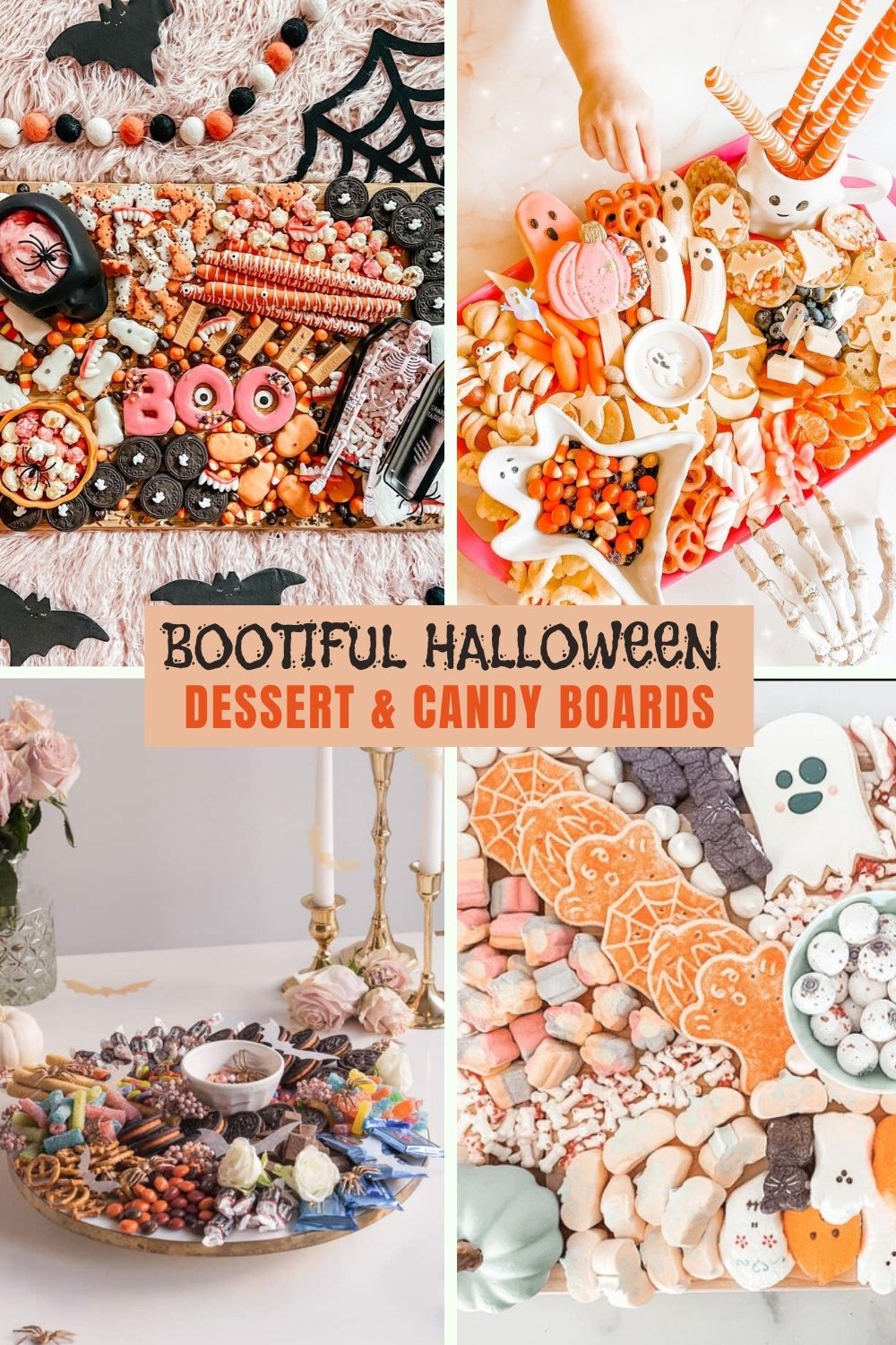 The most amazing Halloween dessert board and Halloween candy trays