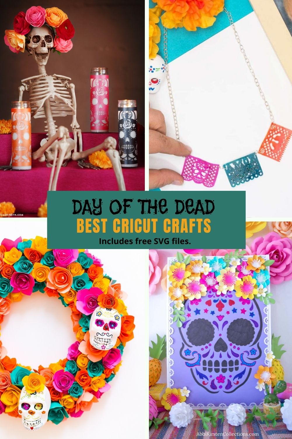 FREE Day of the Dead Sugar Skull Cupcake Toppers - Tried & True Creative