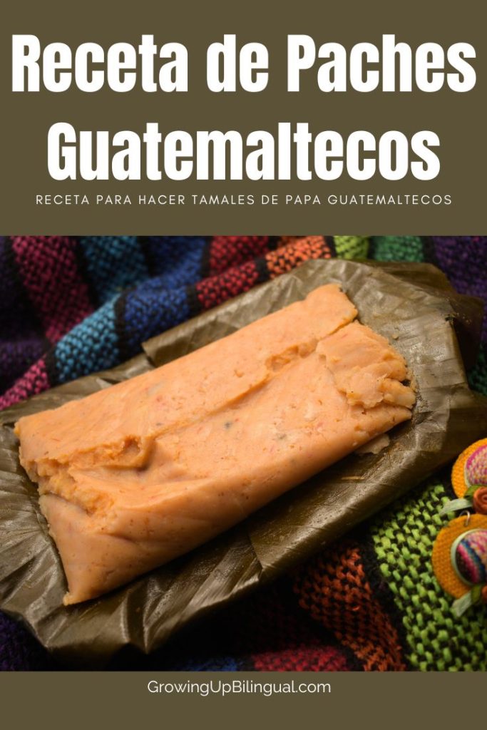 Receta de paches Guatemaltecos, receta de tamales de papa de Guatemala