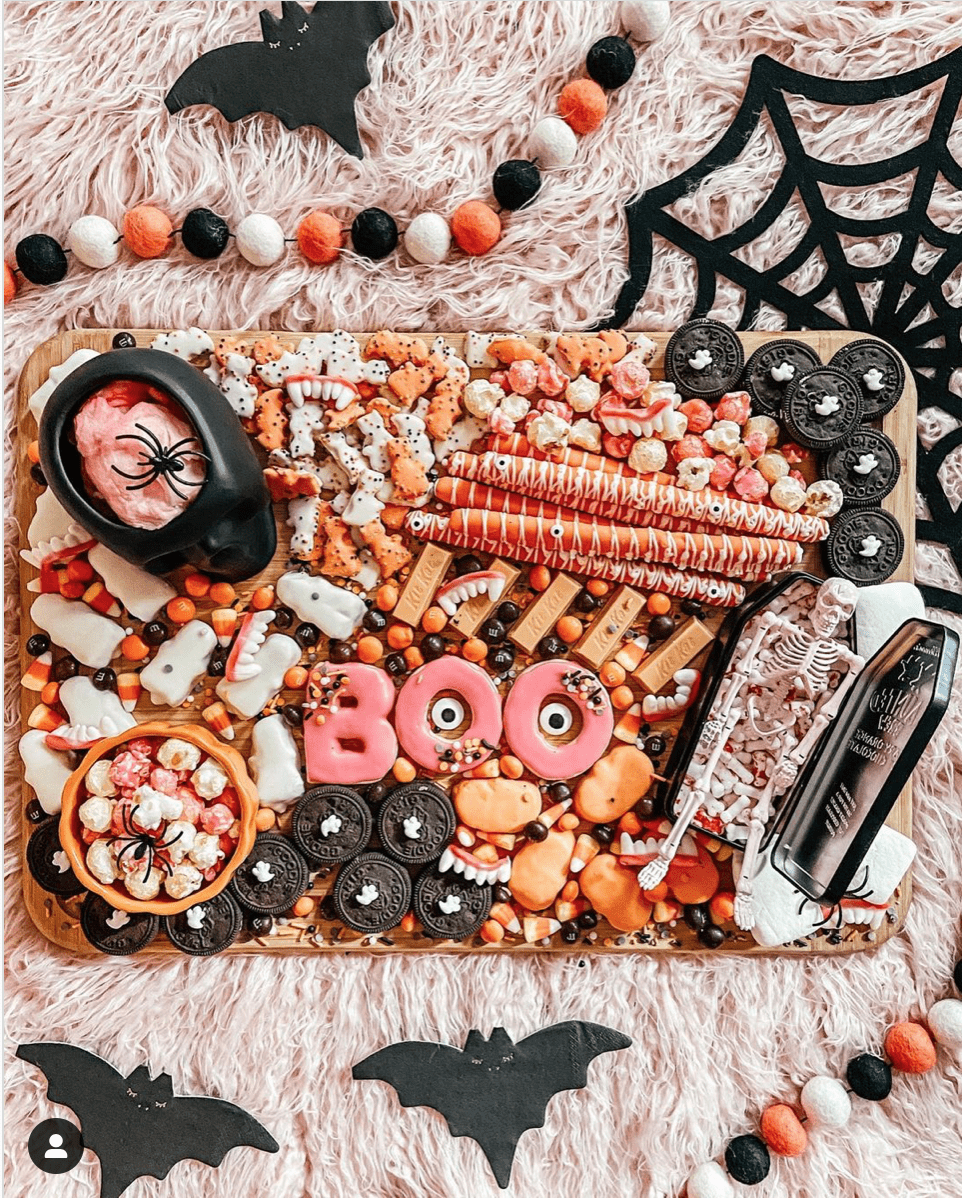 Halloween candy board for kids