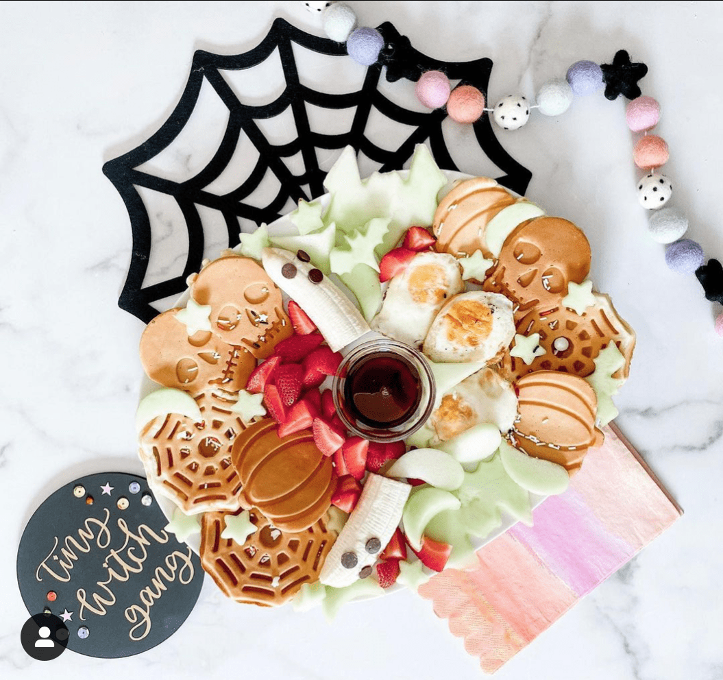 Halloween brunch board or Halloween breakfast board