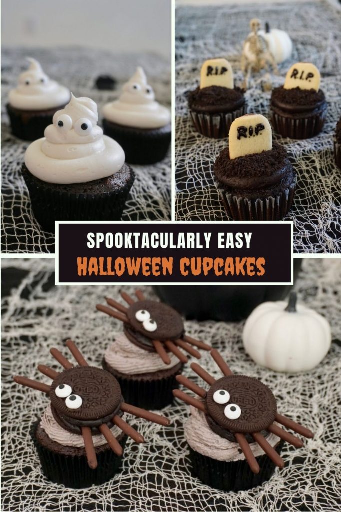 Super Easy Halloween Cupcakes