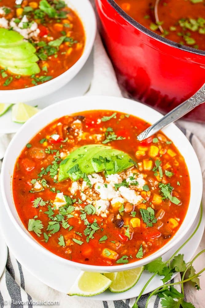 Best leftover turkey taco soup insta pot