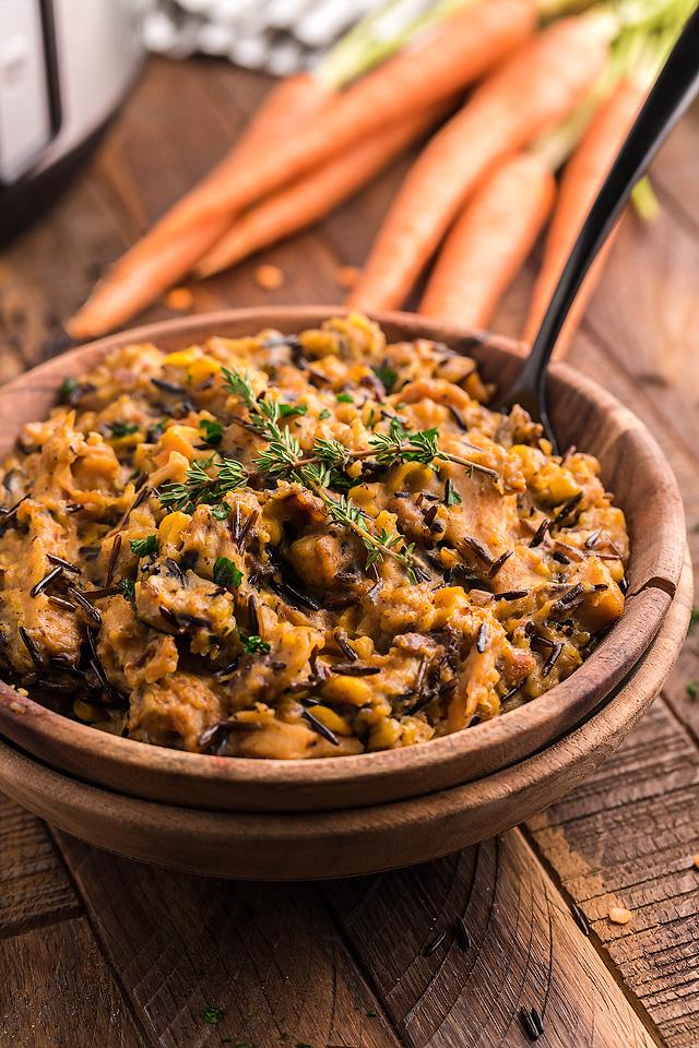 Instant Pot Turkey Wild Rice Casserole